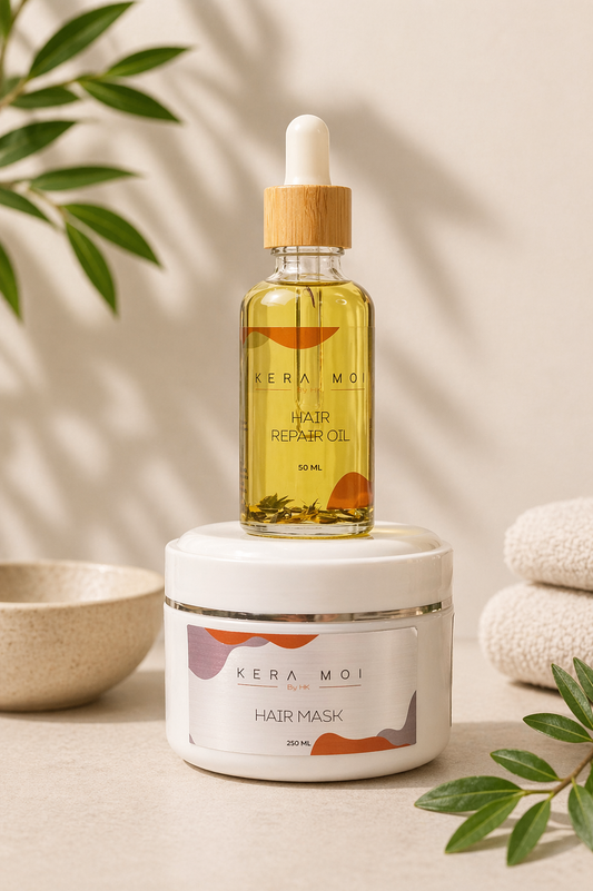 Kera Moi Set | Hair Mask & Hair Repair Oil
