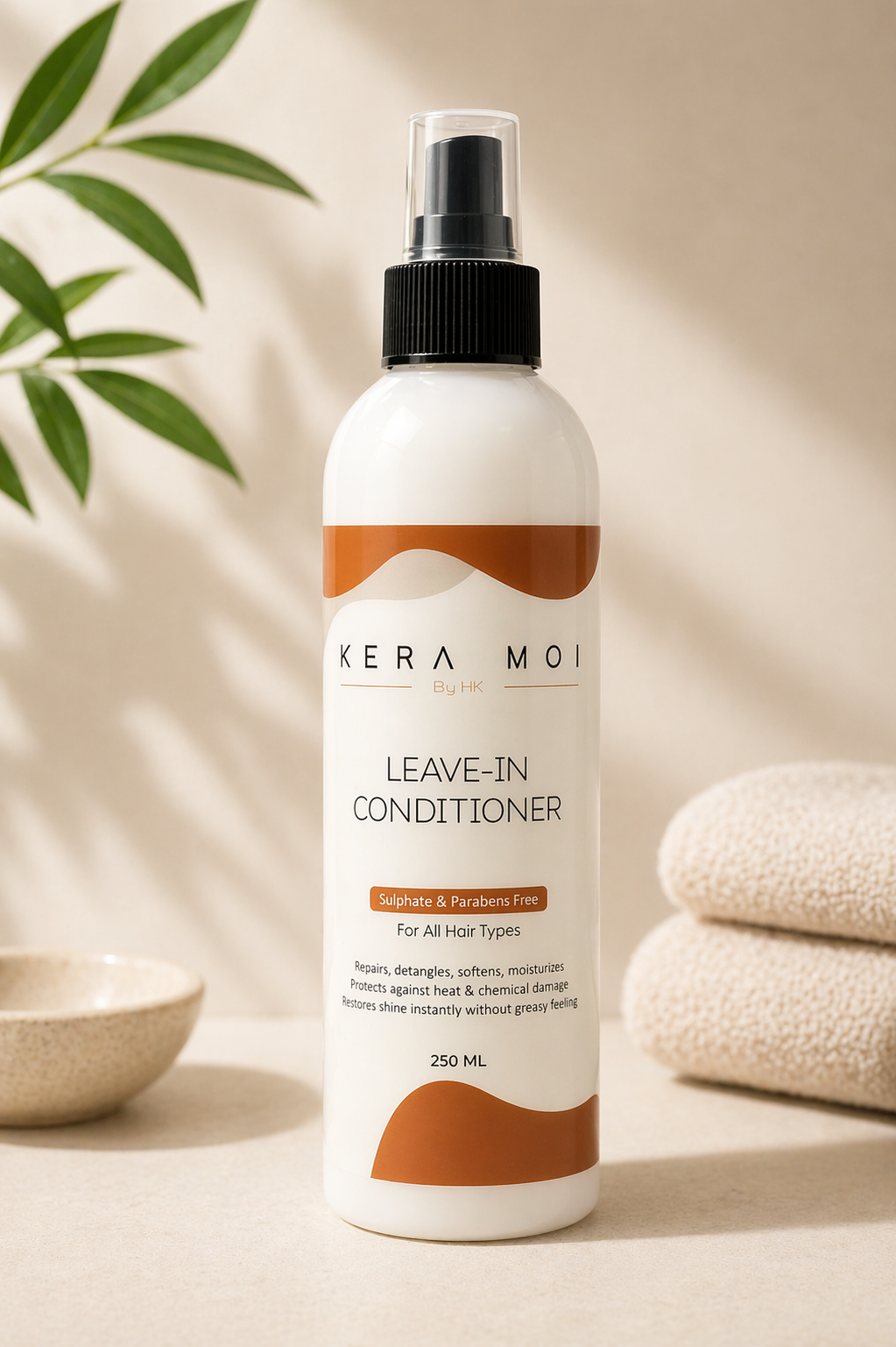 Kera Moi Bundle | Shampoo,Conditioner, Leave-in -Conditioner,Hair Mask and Hair Repair Oil